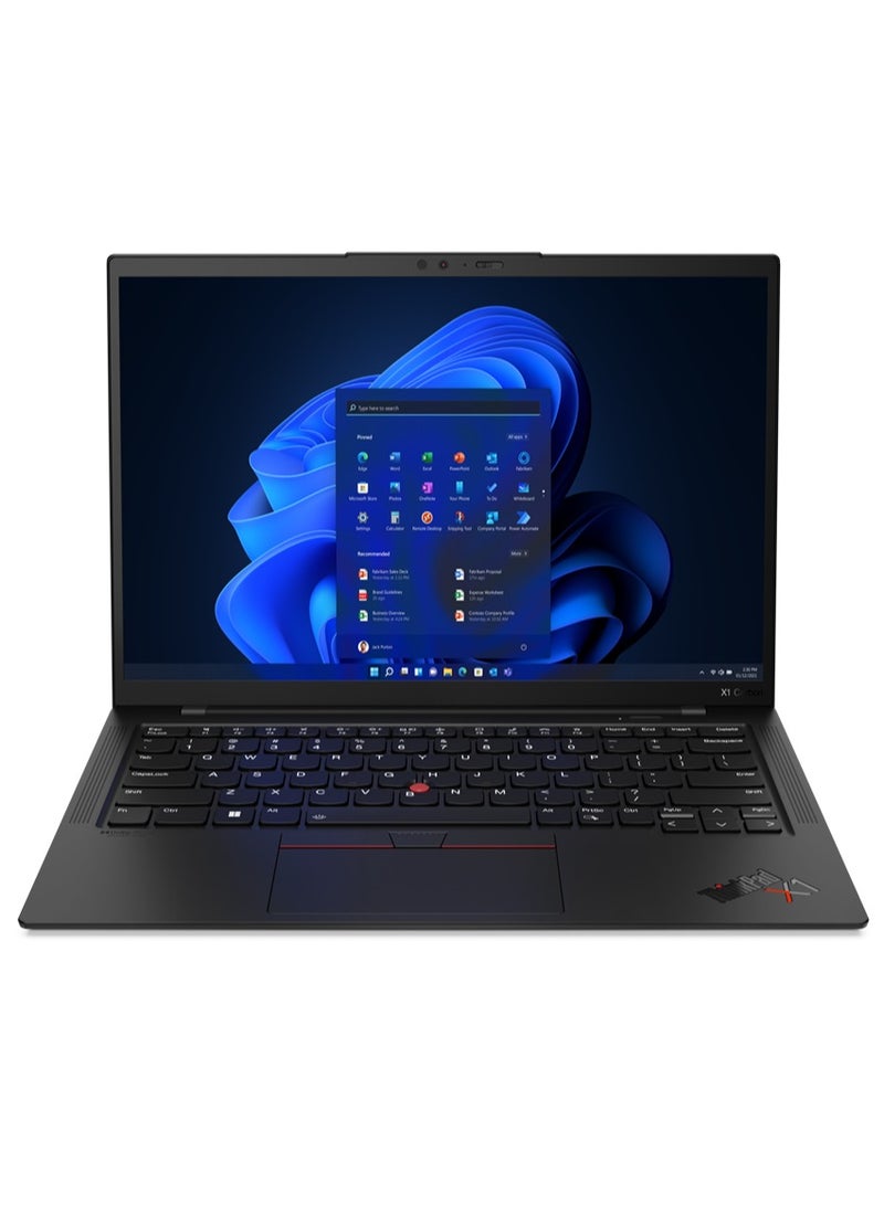 Lenovo X1 Carbon Gen 10 Business (Upgraded Version) Laptop With 14-Inch FHD Display, Core i7-1255U Processor/16GB RAM/1TB SSD/Intel Iris Xe Graphics/Windows 10 Pro English Black  - Image 1
