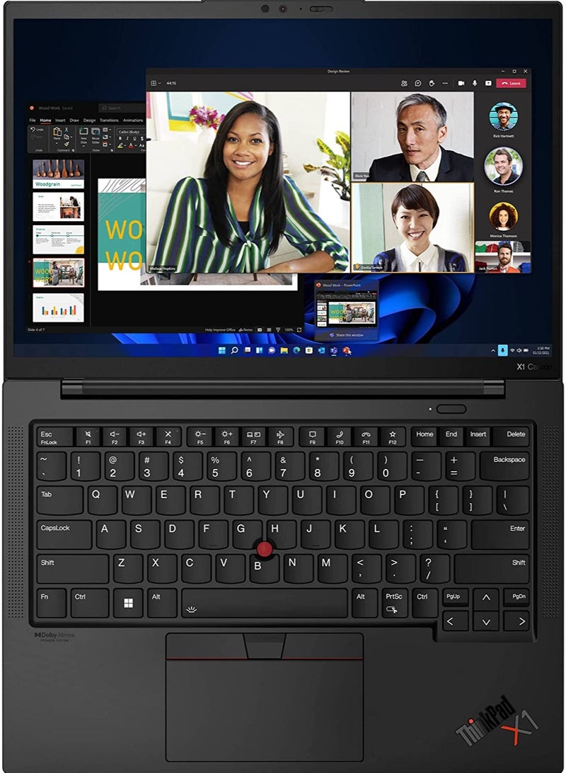 Lenovo X1 Carbon Gen 10 Business (Upgraded Version) Laptop With 14-Inch FHD Display, Core i7-1255U Processor/16GB RAM/1TB SSD/Intel Iris Xe Graphics/Windows 10 Pro English Black  - Image 4