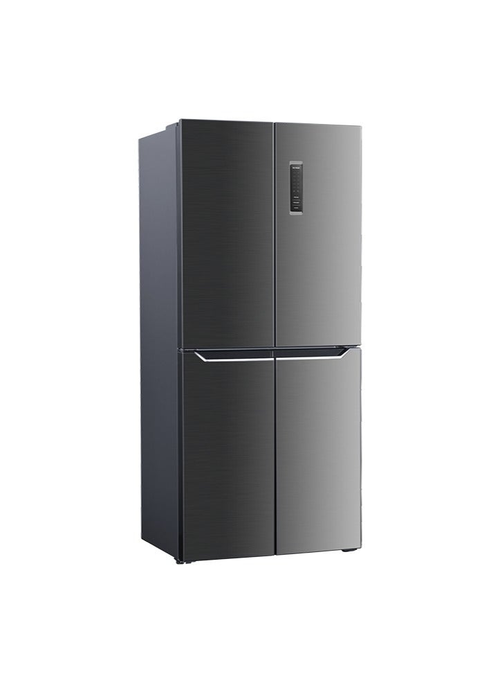 gvc pro Side By Side Refrigerator 4 Doors 350 kW GVRF-999 Black/Silver - Image 1