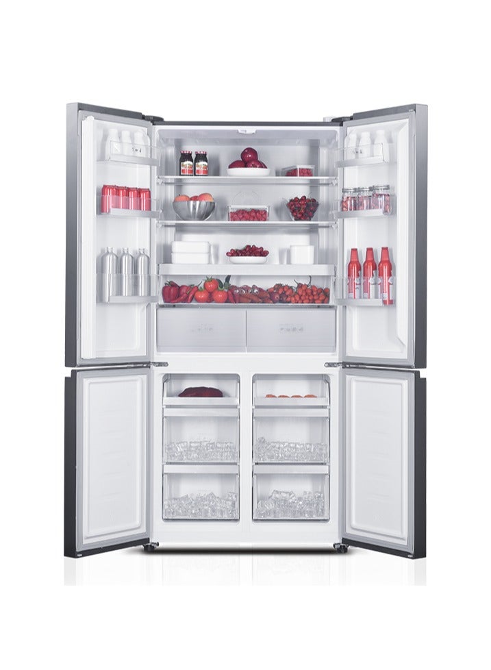 gvc pro Side By Side Refrigerator 4 Doors 350 kW GVRF-999 Black/Silver - Image 2