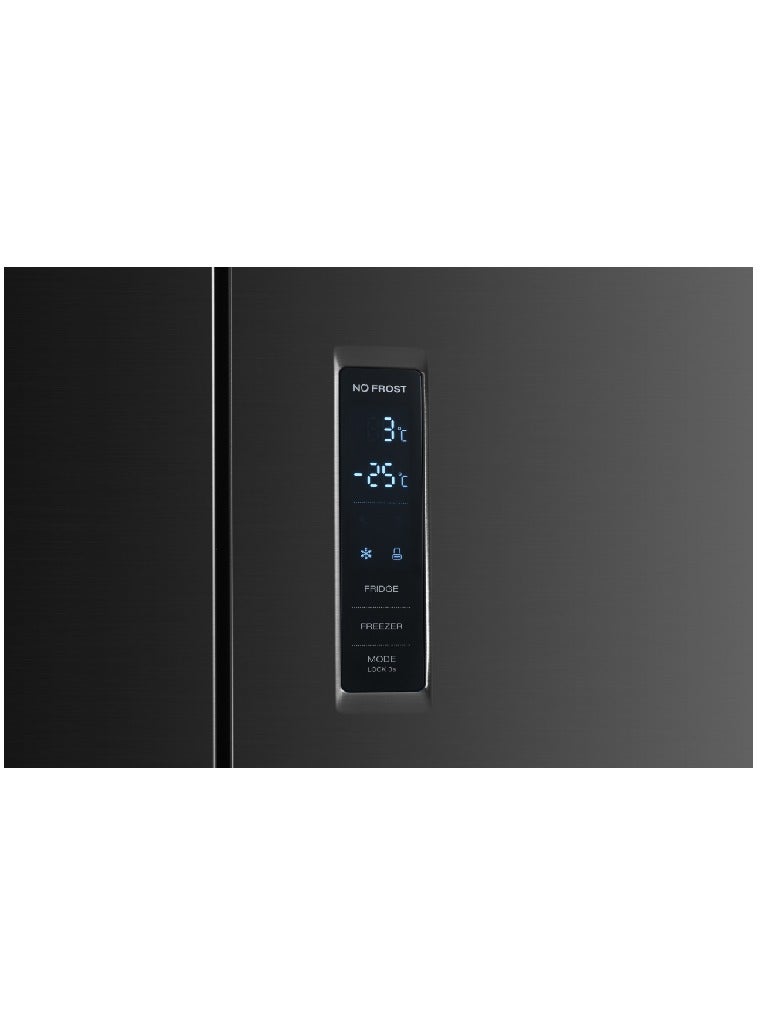 gvc pro Side By Side Refrigerator 4 Doors 350 kW GVRF-999 Black/Silver - Image 4