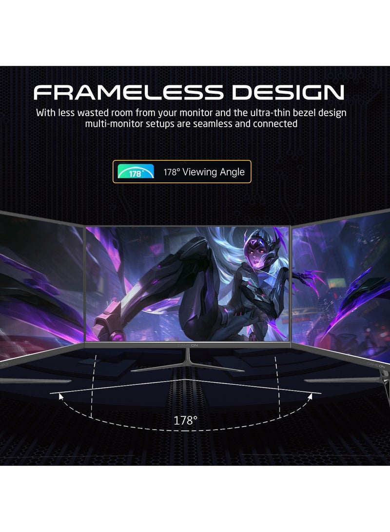 GameOn 27 inch  FHD 120Hz IPS Gaming Monitor, MPRT 0.5ms, HDMI 2.1,  (Support PS5) GOES27FHD120IPS Black  - Image 5
