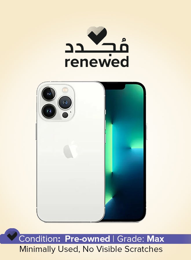 Apple Renewed - iPhone 13 Pro Max 128GB Silver 5G With Facetime - International Version - Image 1