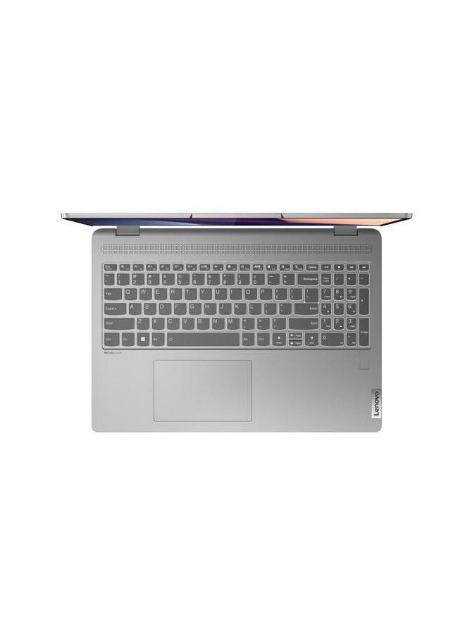Lenovo - Flex 5 2 in 1 Laptop 16-Inch Display, Core i7-1355U Processor/16GB RAM/2TB SSD/Intel Iris Xe Graphics/Windows 11 With FREE Sports Action Camera English Grey - Image 1