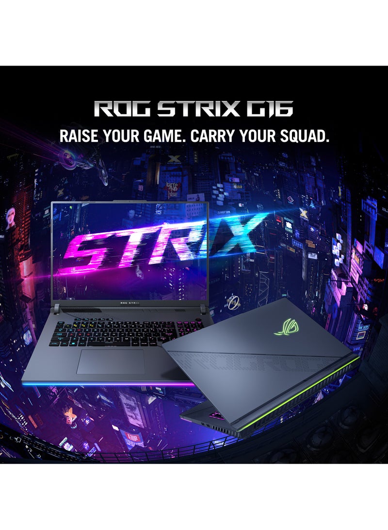 ASUS - Rog Strix G16 Gaming (Upgraded Version) Laptop With 16-Inch FHD Display, Core i9-14900HX Processor/64GB RAM/4TB SSD/8GB NVIDIA Geforce RTX 4060 Graphics Card/Windows 11 English grey - Image 1