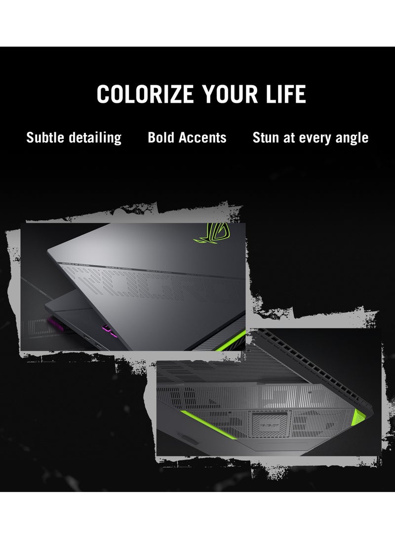 ASUS - Rog Strix G16 Gaming (Upgraded Version) Laptop With 16-Inch FHD Display, Core i9-14900HX Processor/64GB RAM/4TB SSD/8GB NVIDIA Geforce RTX 4060 Graphics Card/Windows 11 English grey - Image 1
