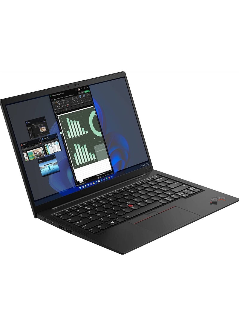 Lenovo X1 Carbon Gen 10 Business (Upgraded Version) Laptop With 14-Inch FHD Display, Core i7-1255U Processor/16GB RAM/512GB SSD/Intel Iris Xe Graphics/Windows 10 Pro English Black  - Image 2