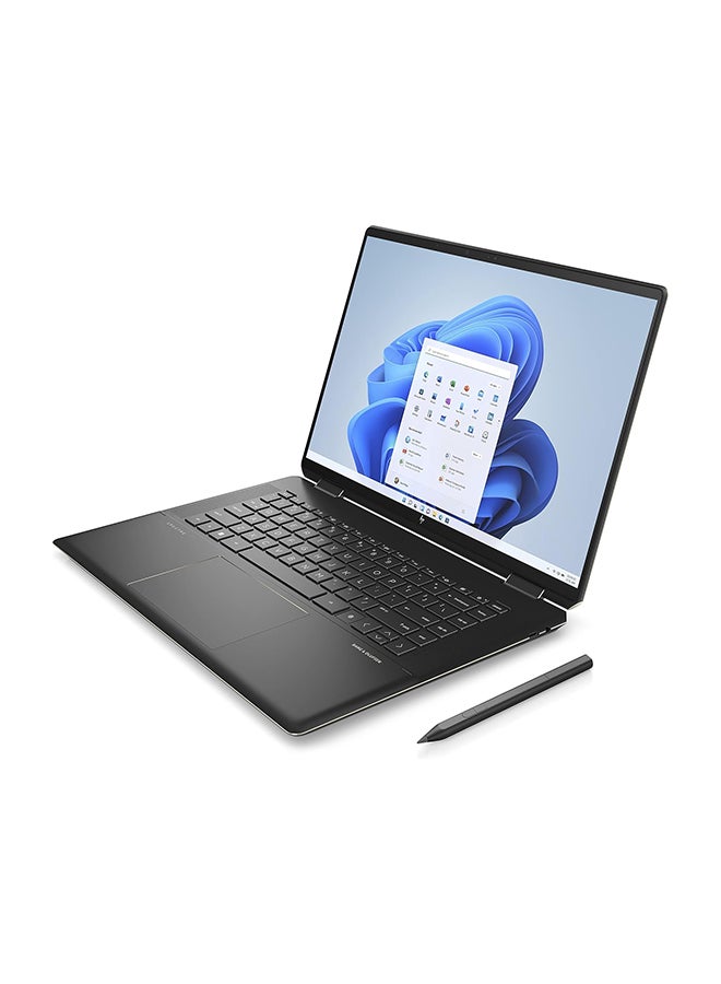 HP Spectre x360 2 in 1 Laptop 16-f2006ne, 16-Inch 3K+ touch screen, 13th Gen Intel® Core™ i7, 16GB RAM, 1TB SSD, Intel® UHD Graphics, Windows 11 Home, En -Ar KB, Nightfall Black - [7Q7A2EA] English/Arabic Black - Image 4