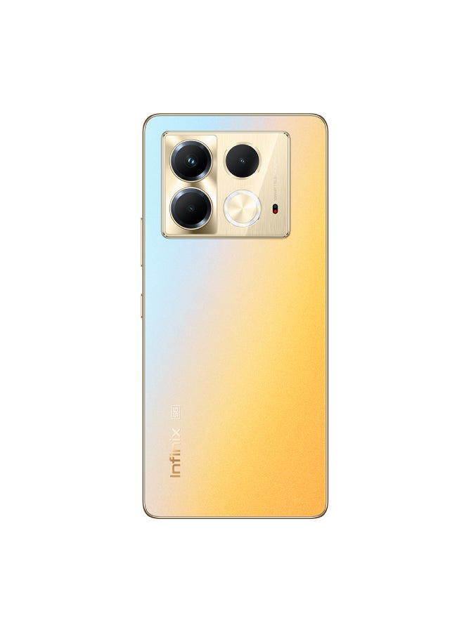 Infinix - Note 40 Dual SIM Titan Gold 8+8GB RAM 256GB 5G - Middle East Version - Image 1