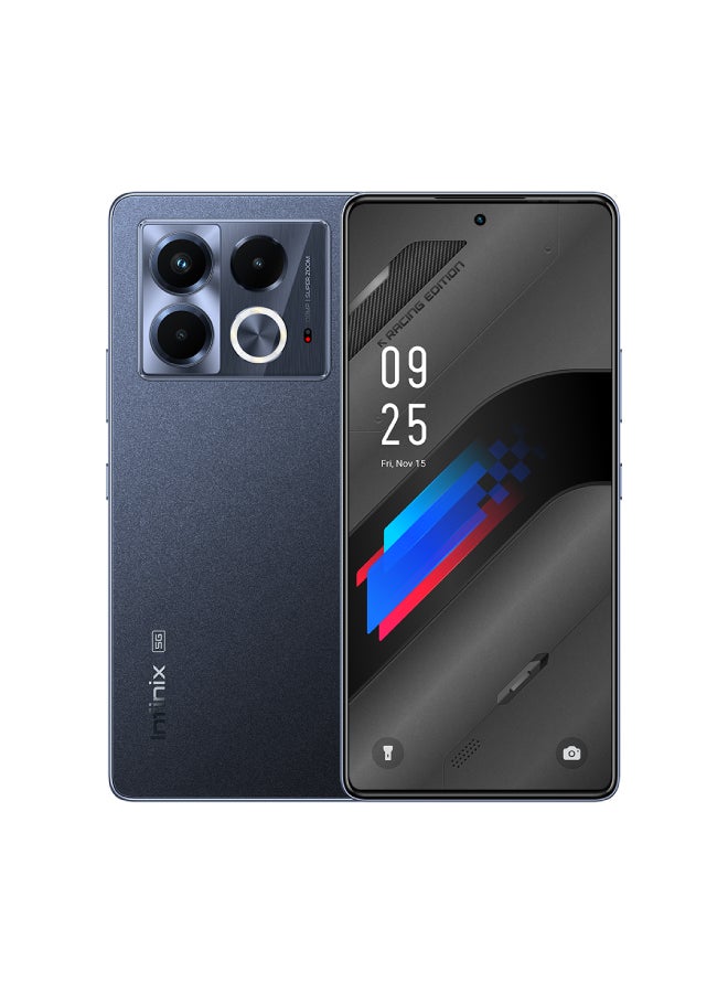 Infinix - Note 40 Dual SIM Obsidian Black 8+8GB RAM 256GB 5G - Middle East Version - Image 1