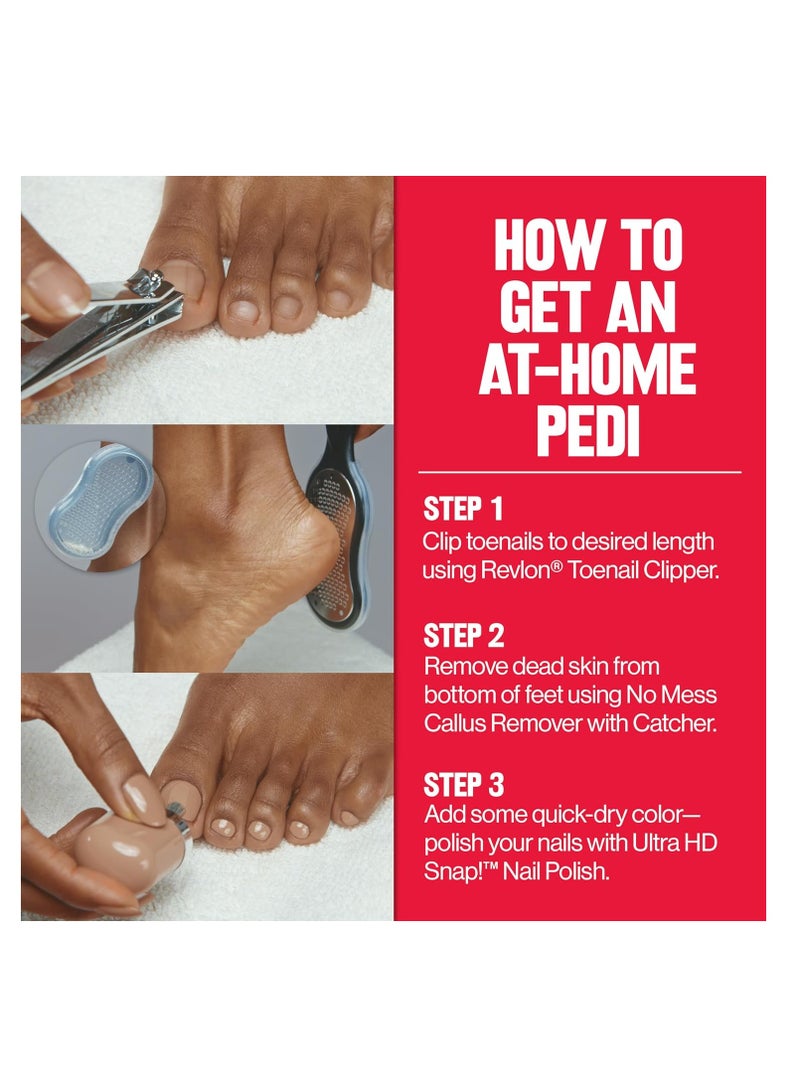 ريفلون مقص أظافر، هدايا للرجال والنساء، هدايا للجوارب، أدوات للعناية بالأظافر، شفرة منحنية ومبرد أظافر قابل للطي للتشذيب والعناية، سهل الاستخدام (عبوة من قطعة واحدة) - Image 5