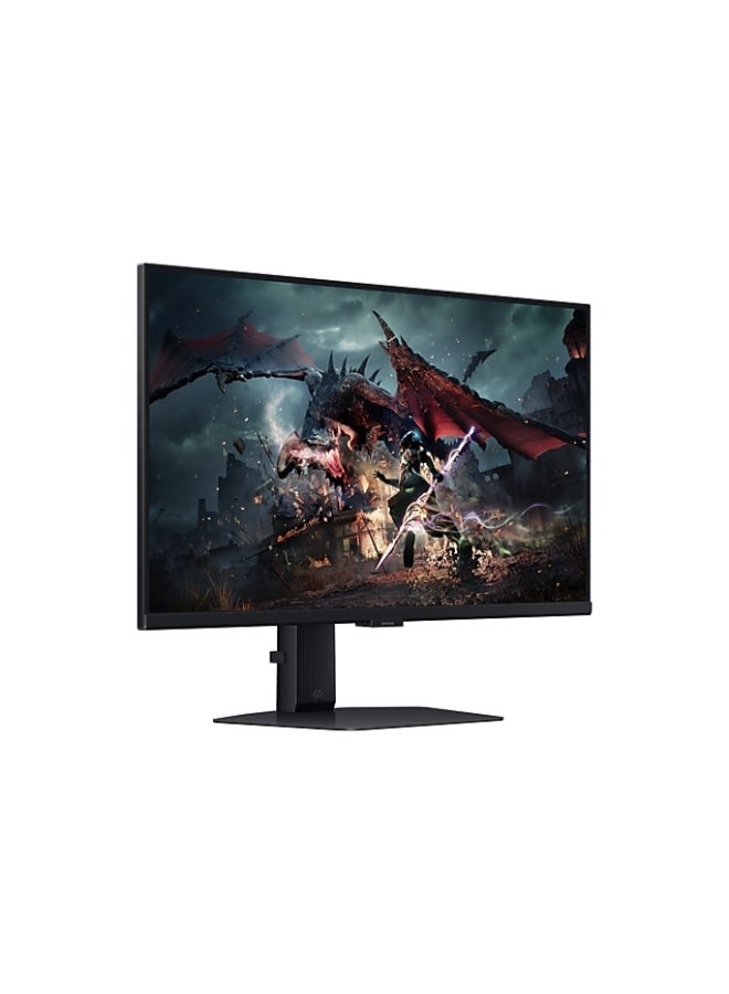 Samsung - 27" Inch Odyssey G5 DG502 Gaming Monitor, 2K QHD IPS Display, 180Hz Refresh Rate, 1ms (GtG) Response Time, AMD FreeSync Technology, 16.7m - LS27DG502EMXUE | Black - Image 1