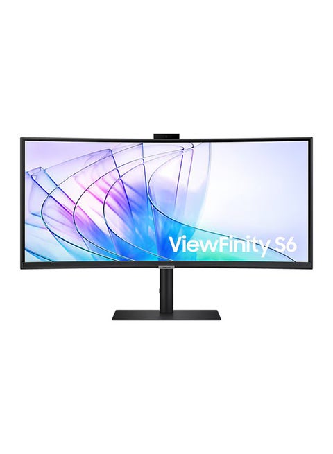 34 inch ViewFinity Ultra WQHD 100hz Monitor, 5ms , 5MP IR Camera, In Build Speaker, Eye Saver Mode, FreeSync, KVM Switch,  S6 S65VC Monitor Black