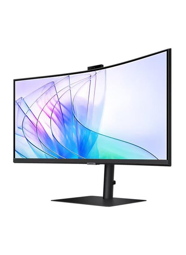 Samsung 34 inch ViewFinity Ultra WQHD 100hz Monitor, 5ms , 5MP IR Camera, In Build Speaker, Eye Saver Mode, FreeSync, KVM Switch,  S6 S65VC Monitor Black - Image 4
