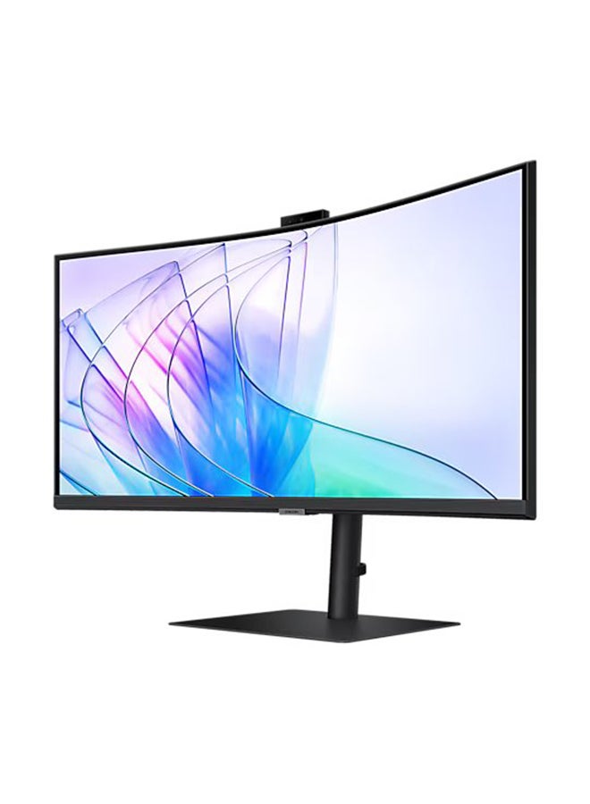 سامسونج شاشة ViewFinity Ultra WQHD 100 هرتز مقاس 34 بوصة، 5 مللي ثانية، كاميرا تعمل بالأشعة تحت الحمراء بدقة 5 ميجابكسل، مكبر صوت مدمج، وضع حماية العين، FreeSync، مفتاح KVM، شاشة S6 S65VC - Image 4