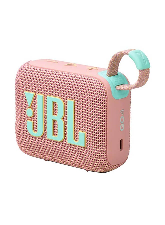 JBL Go4 -Portable Waterproof Speaker Pink - Image 1
