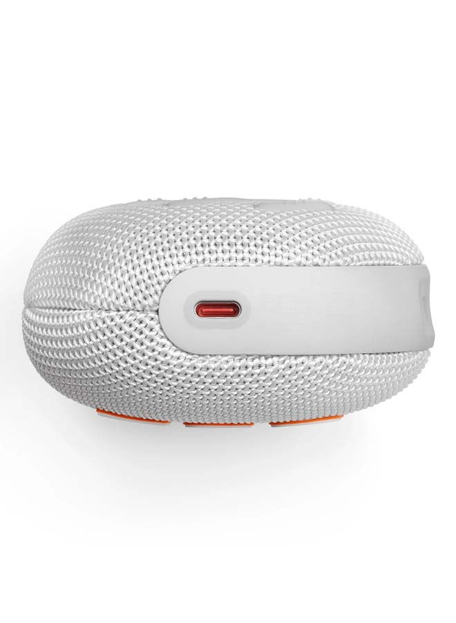 JBL - Clip 5-Portable Waterproof Speaker White - Image 1