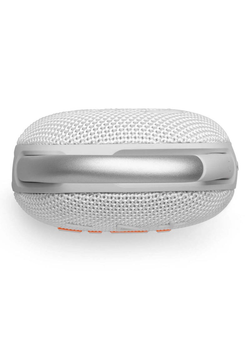 JBL - Clip 5-Portable Waterproof Speaker White - Image 1