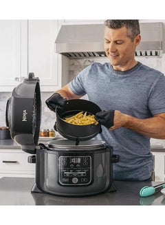 Ninja Foodi 7-In-1 Multi Cooker, 6L With 7 CookIng Functions, Pressure Cook, Air Fry, Slow Cook, Grill 6 L 1460 W OP300ME Black  - Image 3