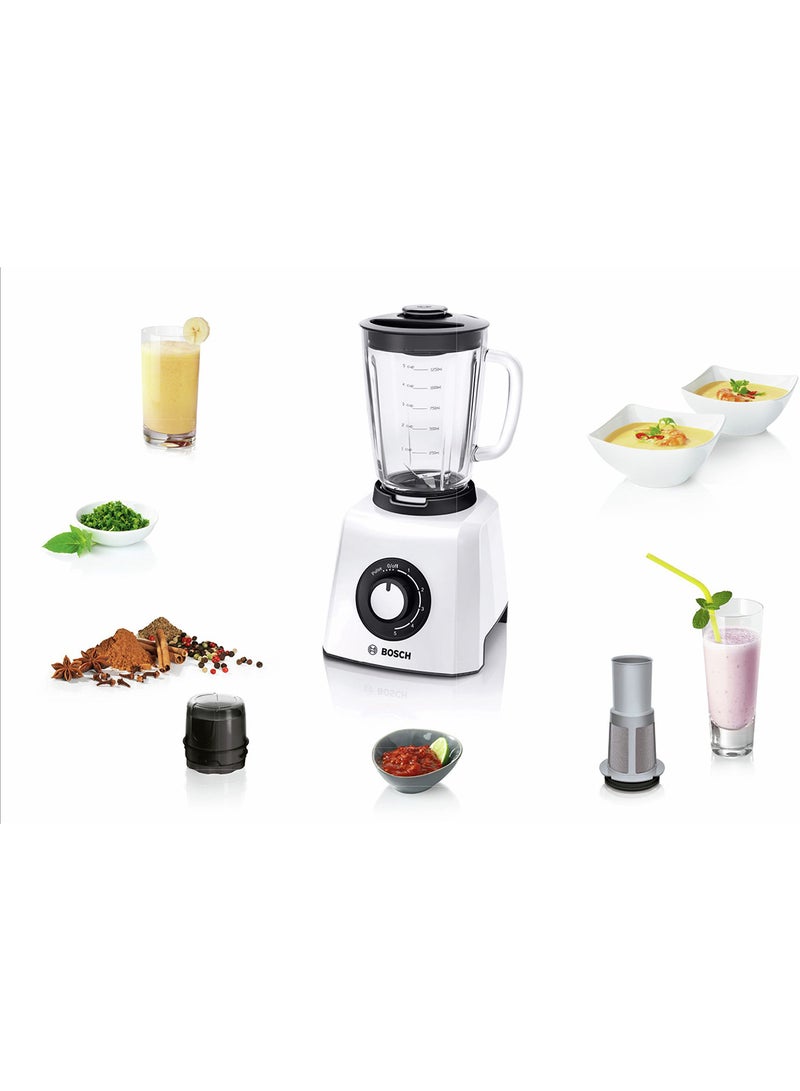 BOSCH Centrifugal juicer VitaJuice 3 1.5 L 600 W MMB33G5BGB White  - Image 4