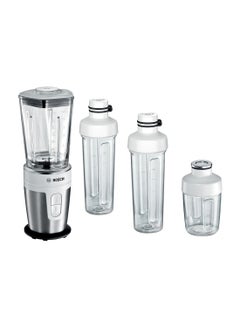BOSCH Mini Blender Vitastyle Mixx2Go Stainless Steel  1 Year Manufacturer Warranty 0.6 L 350 W MMBM7G4MGB Silver  - Image 1