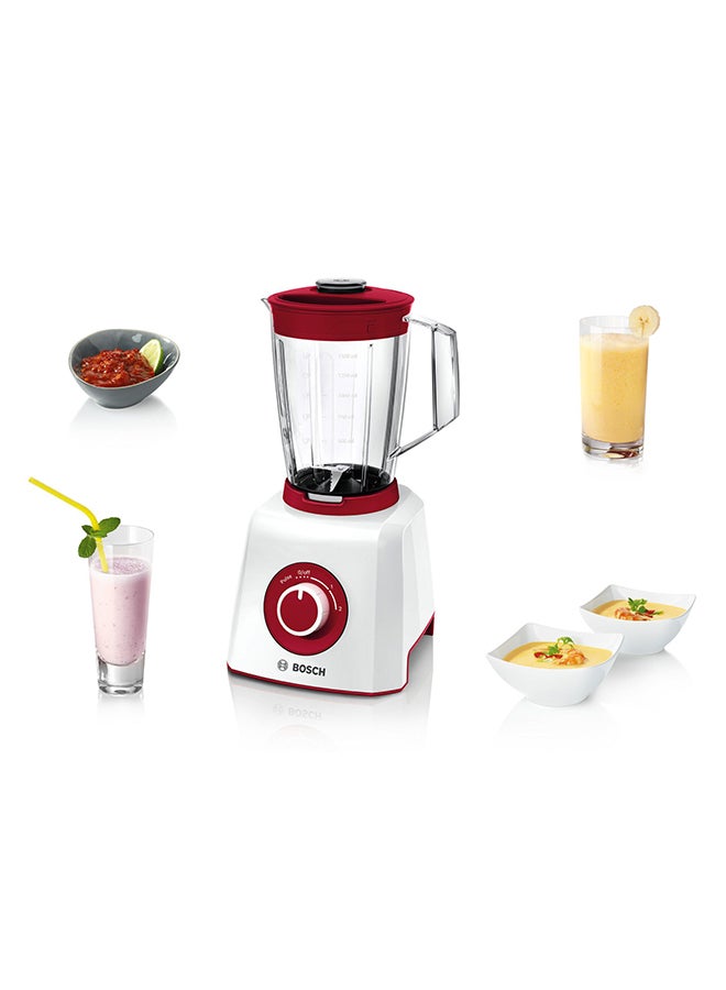 BOSCH Blender MightyMixx 1.5 L 450 W MMB12P4RGB White - Image 5