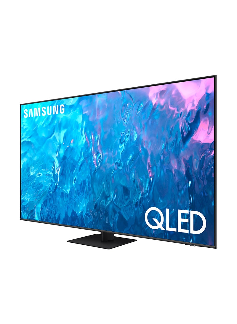 سامسونج تلفاز ذكي QLED 4K بحجم 85 بوصة 2023 + شريط صوت 2.0CH مع بلوتوث، USB، راديو FM بقوة 600W PMPO باللون الأسود - Image 2