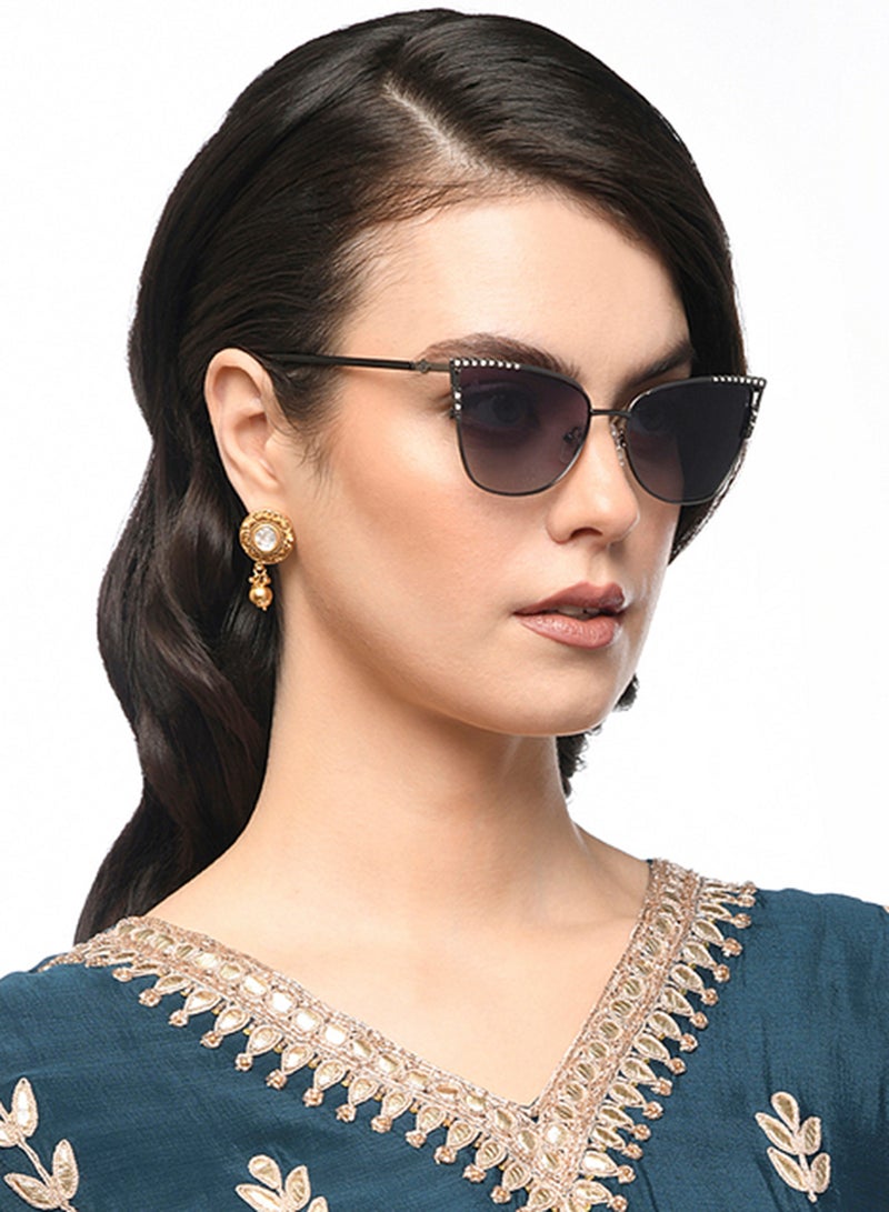 VINCENT CHASE Women's Polarized Cat Eye Sunglasses VC S16468  - Image 4