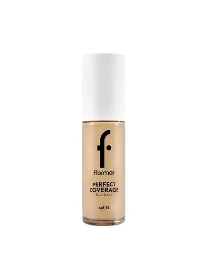 flormar Perfect Coverage Foundation Beige 103 Creamy Beige - Image 1