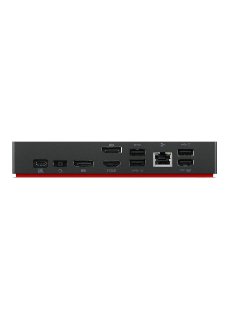 Lenovo - ThinkPad Universal USB-C Dock - 40AY0090 | Black - Image 1