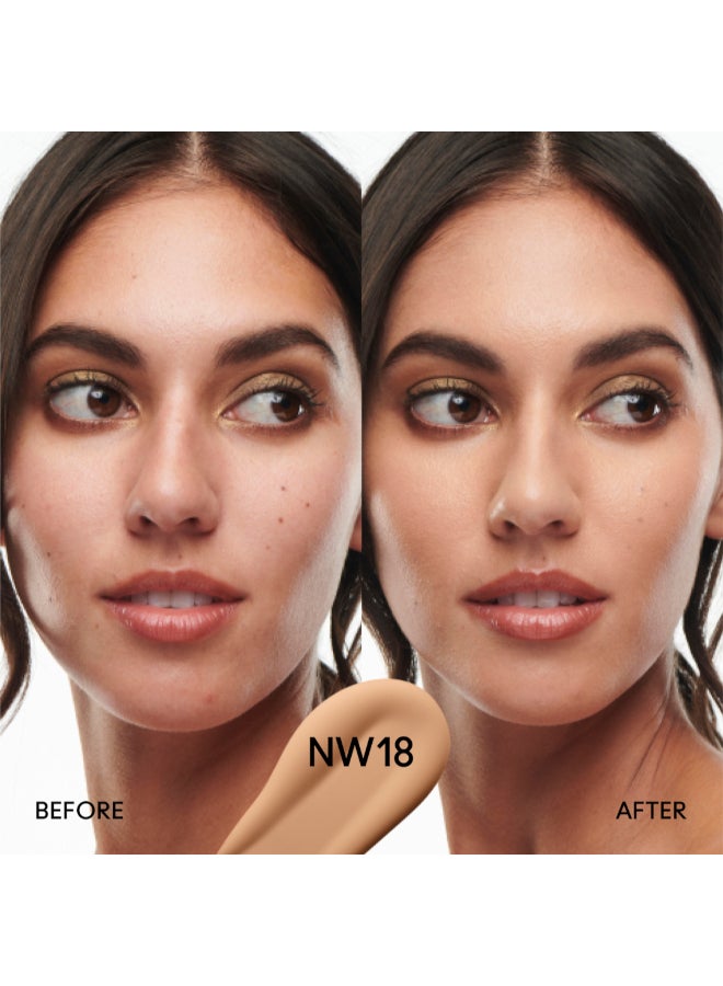 MAC studio radiance high coverage serum foundation nw18 Beige  - Image 4