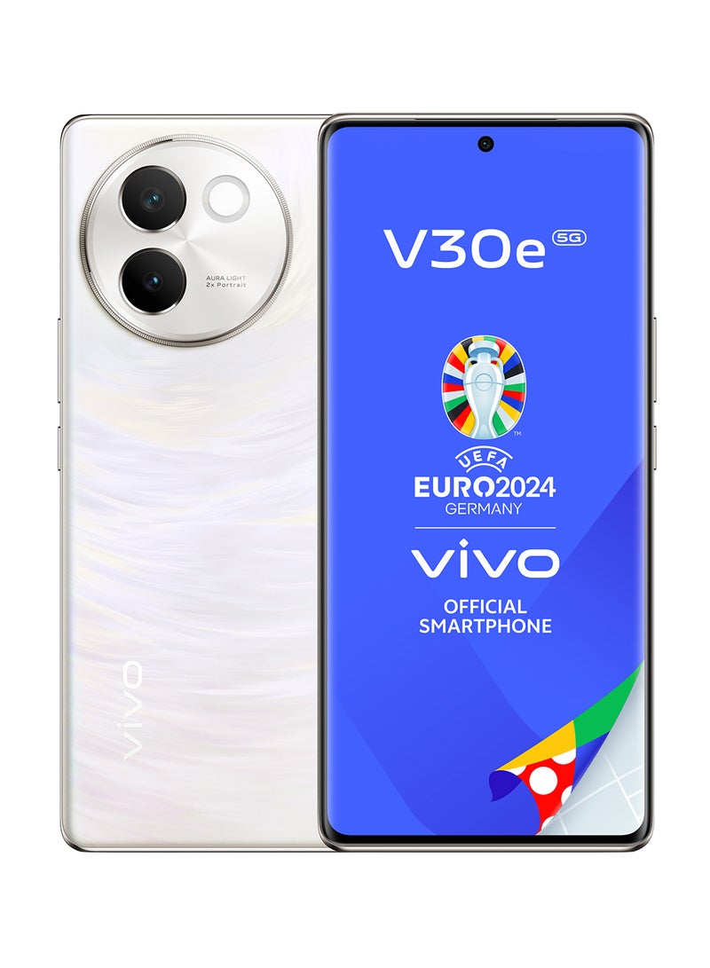 vivo V30e 5G Dual SIM White 12GB RAM 256GB - Middle East Version  - Image 1