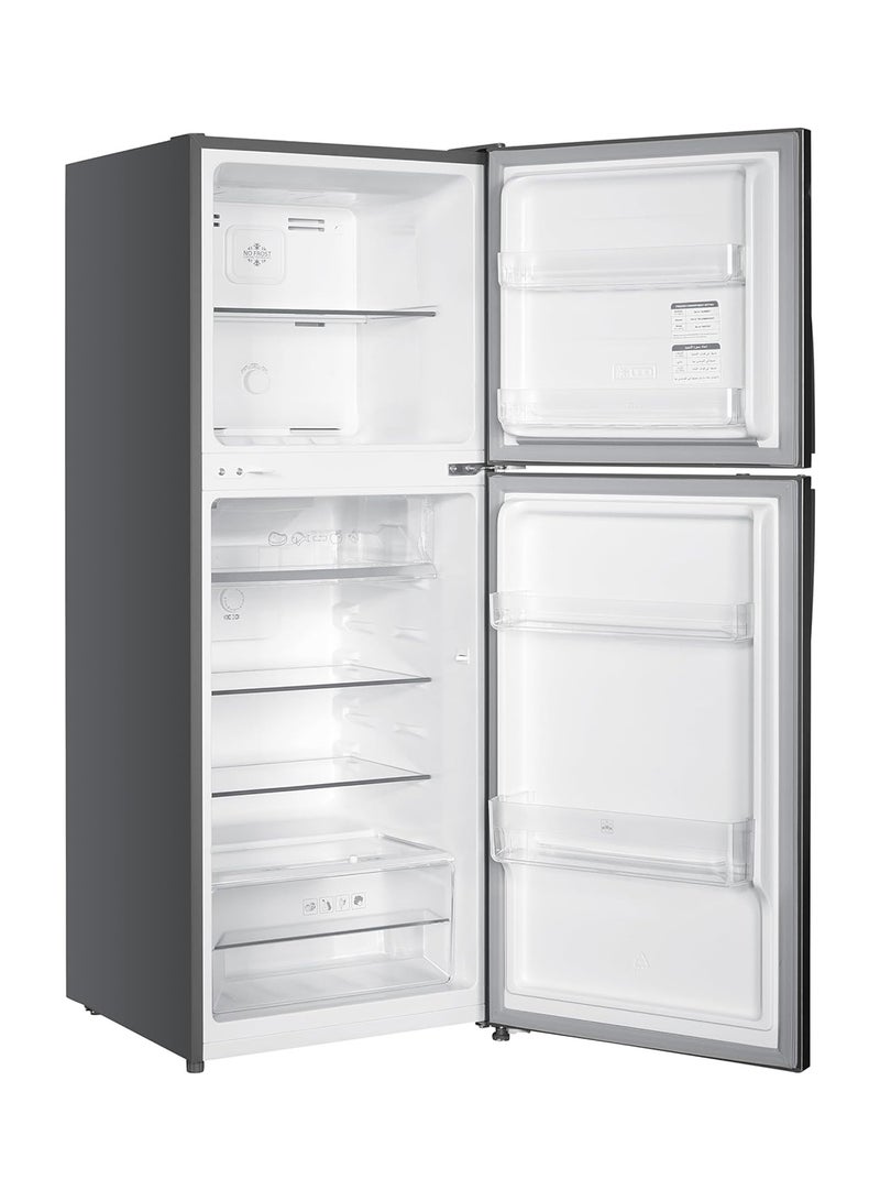 SUPER GENERAL - 260L Gross/196L Net, Compact Double Door Top Mount Refrigerator-Freezer, Total No-Frost, LED-light SGR260N - SG Silver/Inox - Image 1