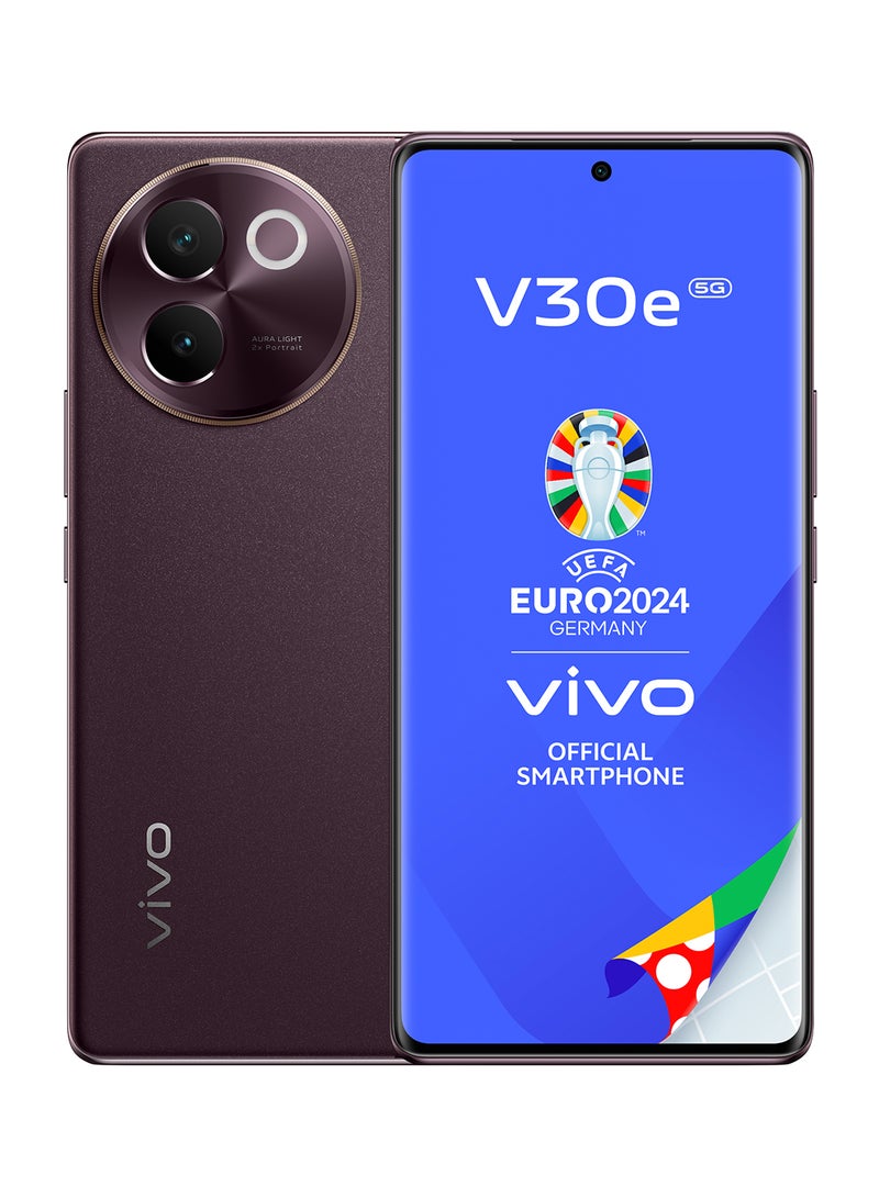 vivo V30e 5G Dual SIM Brown 12GB RAM 256GB 5G - Middle East Version  - Image 1