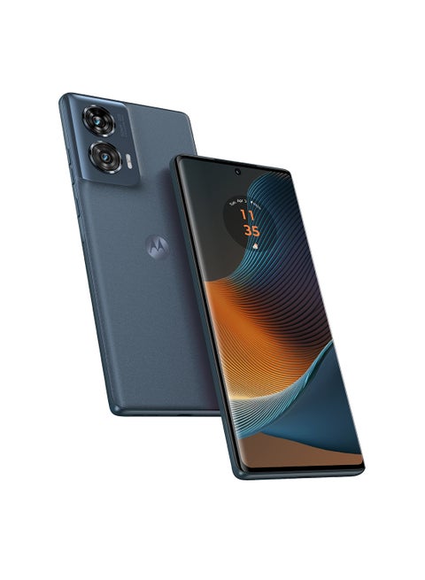 MotoEdge 50 Fusion 5G ثنائي الشريحة باللون الأزرق الداكن وذاكرة الوصول العشوائي (RAM) سعة 12 جيجابايت وسعة 512 جيجابايت - إصدار الشرق الأوسط