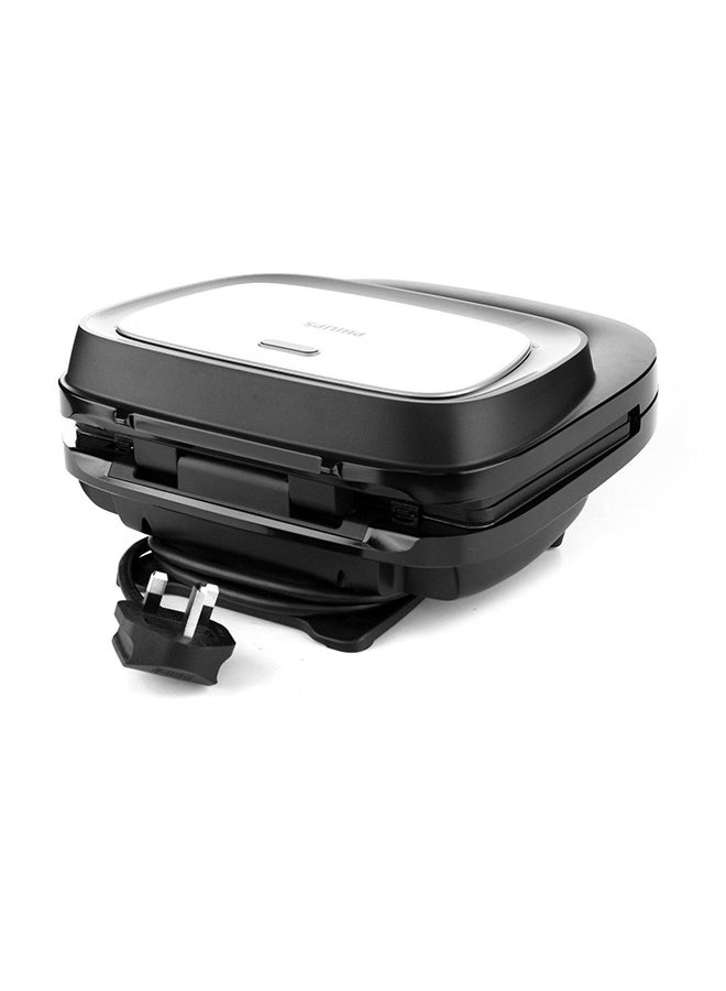 Philips - 5000 Series Sandwich Maker 750 W HD2350/80 Black/Silver - Image 1