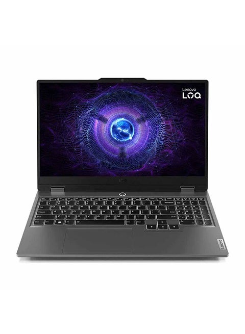 LOQ (Upgraded Version) Laptop With 15.6-Inch Display, Core i5-12450HX Processor/12GB RAM/512GB SSD/4GB GeForce RTX 2050 Graphics Card/Windows 11 English Luna Grey