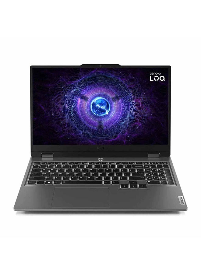 Lenovo - LOQ (Upgraded Version) Laptop With 15.6-Inch Display, Core i5-12450HX Processor/12GB RAM/512GB SSD/4GB GeForce RTX 2050 Graphics Card/Windows 11 English Luna Grey - Image 1