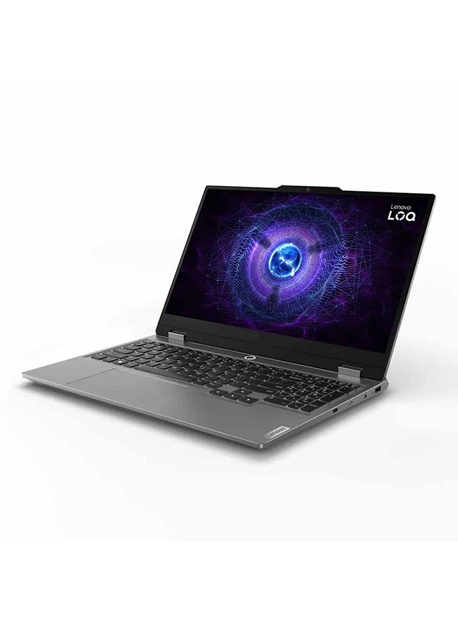 Lenovo - LOQ (Upgraded Version) Laptop With 15.6-Inch Display, Core i5-12450HX Processor/12GB RAM/512GB SSD/4GB GeForce RTX 2050 Graphics Card/Windows 11 English Luna Grey - Image 1