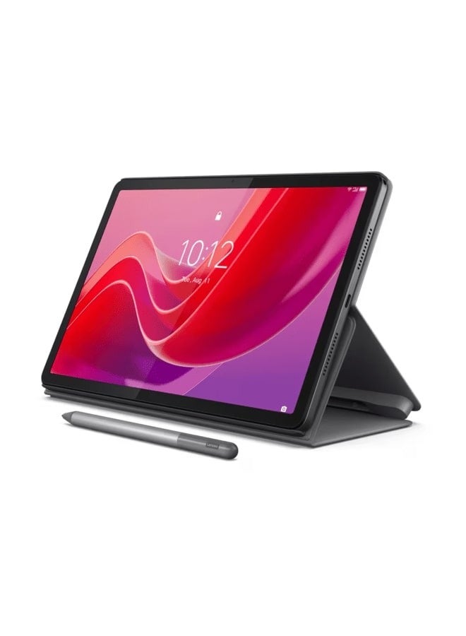 Lenovo - M11 Tab, 11-Inch, 8GB RAM, 128GB, 4G LTE With Folio Case & Lenovo Pen - Luna Grey - Image 1