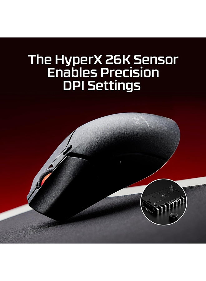 HYPERX - Pulsefire Haste 2 Mini – Wireless Gaming Mouse for PC Compact Lightweight Bluetooth 2.4GHz Black - Image 1
