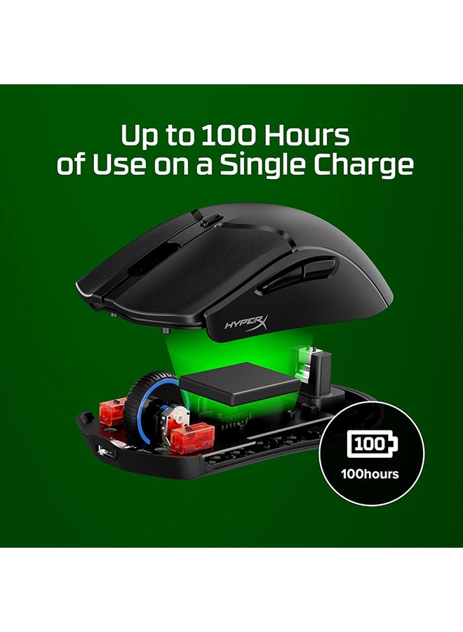 HYPERX - Pulsefire Haste 2 Mini – Wireless Gaming Mouse for PC Compact Lightweight Bluetooth 2.4GHz Black - Image 1