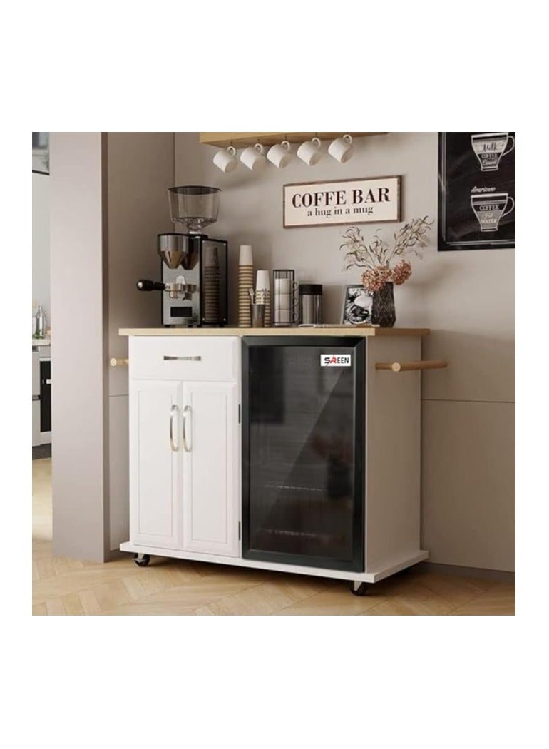 SREEN Beverage Cooler 94 L SRBC-94DFB Black - Image 5