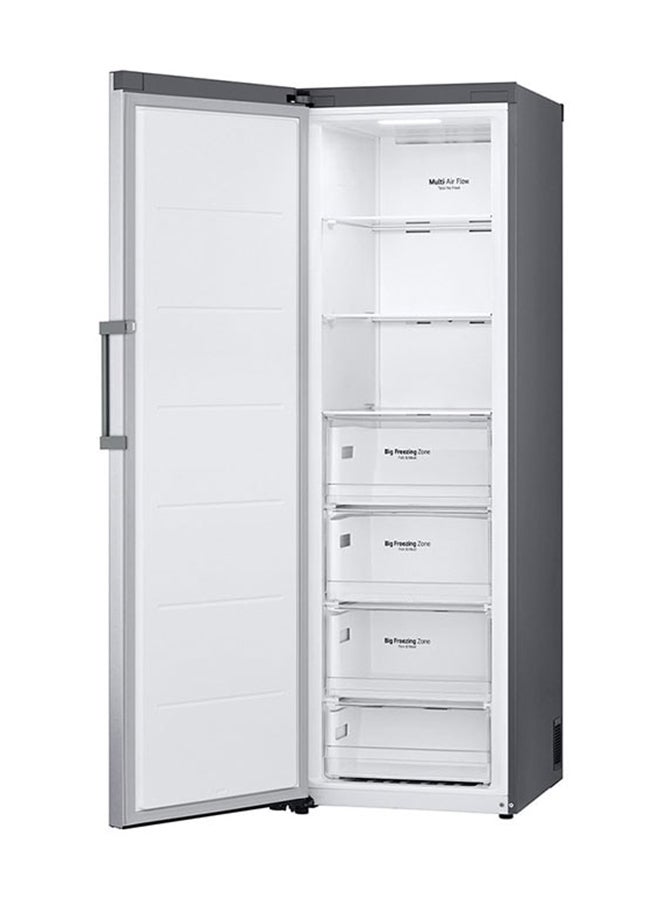 LG - 414L Gross -324L Net Capacity Upright Freezer, Total No Frost, Linear Cooling, Smart Inverter Compressor 414 L 220 W GRB414ELFM Silver - Image 1