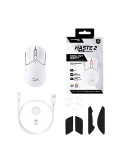 HyperX Pulsefire Haste 2 Mini – Wireless Gaming Mouse for PC Compact Lightweight Bluetooth 2.4GHz White - pnsku/N70073657V/45/_/1715952861/c39457a6-6cbb-4570-a03e-f9be8aa98f49