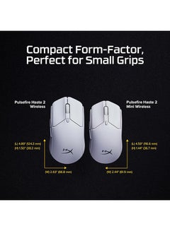 HyperX Pulsefire Haste 2 Mini – Wireless Gaming Mouse for PC Compact Lightweight Bluetooth 2.4GHz White - pnsku/N70073657V/45/_/1715953843/5c5b9683-556b-4c4e-9815-2c3bd3c65b85