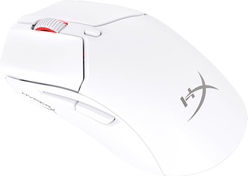 هايبركس HyperX Pulsefire Haste 2 Mini - ماوس ألعاب لاسلكي للكمبيوتر الشخصي، صغير الحجم، خفيف الوزن، بلوتوث 2.4 جيجا هرتز، أبيض - Image 1