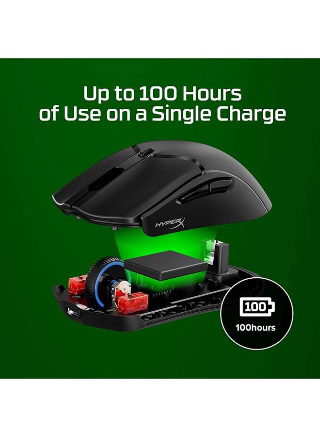 HYPERX Pulsefire Haste 2 Mini Wireless Gaming Mouse, Ultra-Light 59g, 26K Sensor up to 26,000 DPI, Dual Wireless (2.4 GHz & Bluetooth), 100h Battery, 6 Programmable Buttons, White | 7D389AA - Image 3