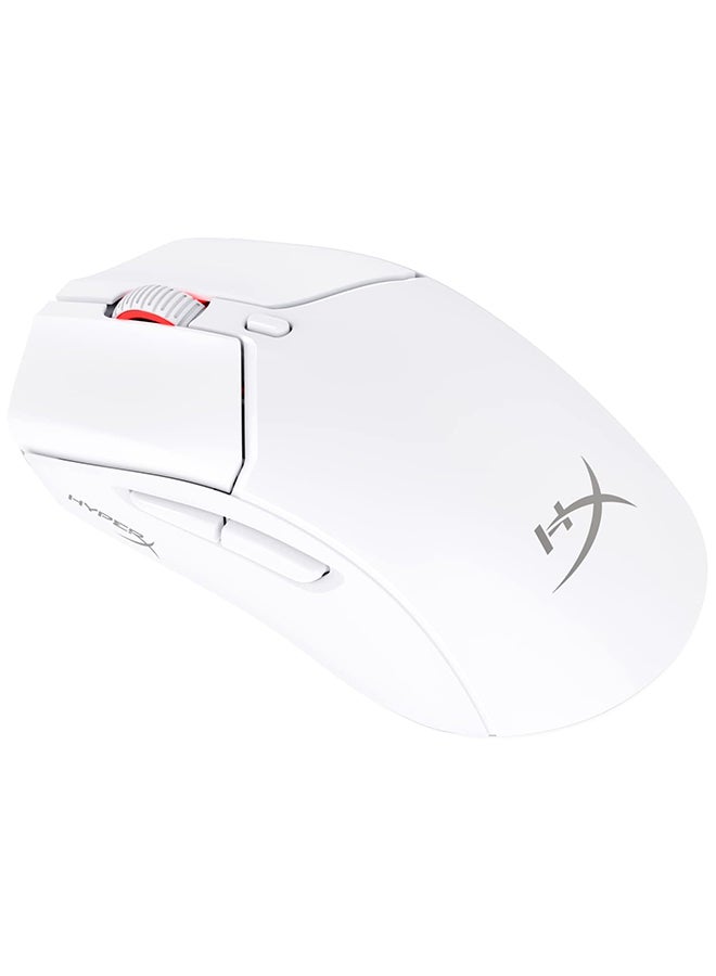 هايبركس HyperX Pulsefire Haste 2 Mini - ماوس ألعاب لاسلكي للكمبيوتر الشخصي، صغير الحجم، خفيف الوزن، بلوتوث 2.4 جيجا هرتز، أبيض - Image 1