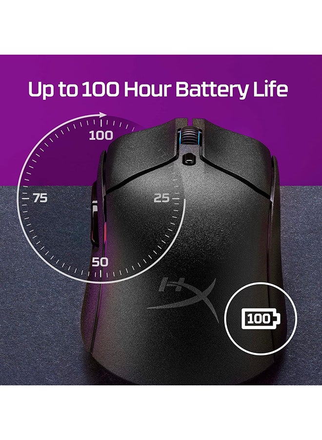 هايبركس HyperX Pulsefire Haste 2 Mini - ماوس ألعاب لاسلكي للكمبيوتر الشخصي، صغير الحجم، خفيف الوزن، بلوتوث 2.4 جيجا هرتز، أبيض - Image 2